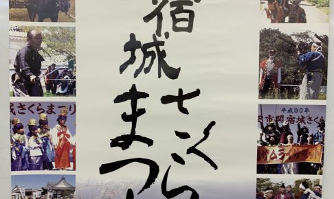 関宿城さくらまつりポスター